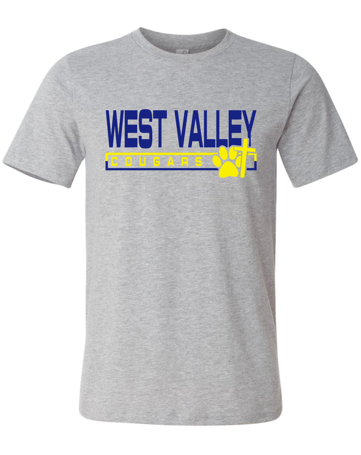 West Valley Christian Academy- Rectangle - Light Grey Apparel - Multiple Shirt Styles
