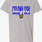 Colony Oak - Cursive - GREY APPAREL - MULTIPLE SHIRT STYLES