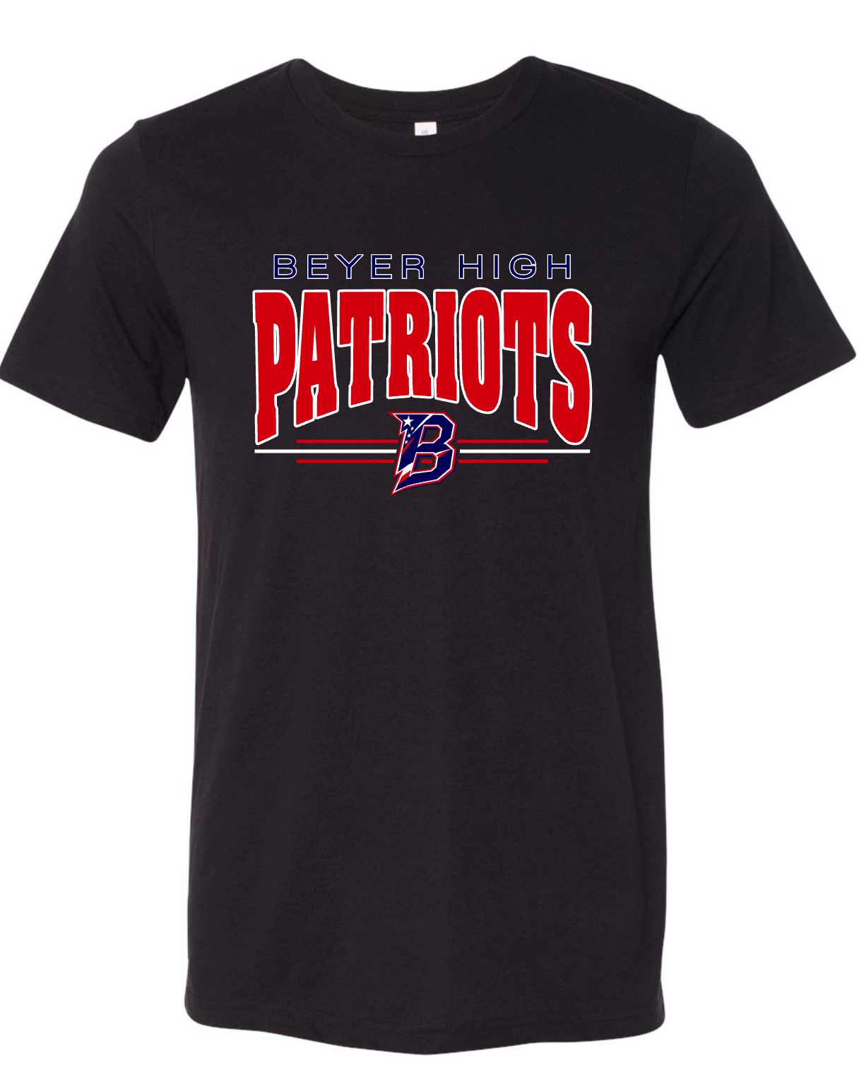 Beyer Patriots - Arch - BLACK APPAREL -  MULTIPLE SHIRT STYLES