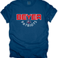 Beyer Patriots - Circle - Navy APPAREL -  MULTIPLE SHIRT STYLES