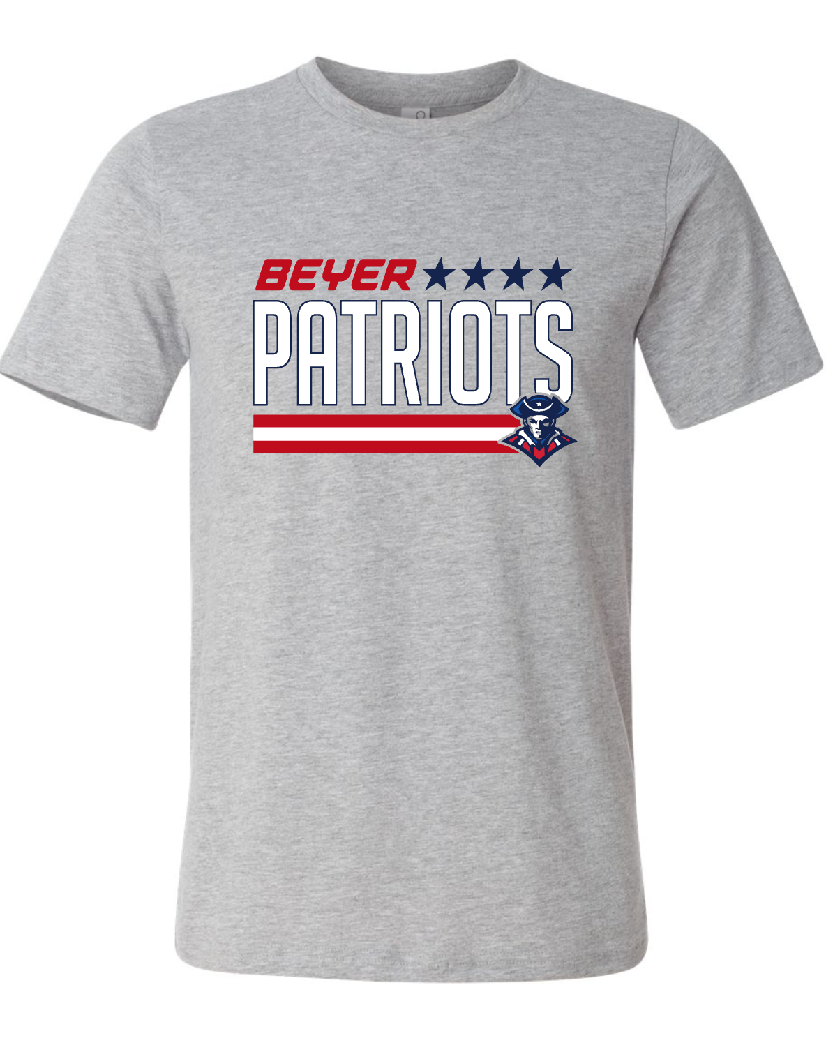 Beyer Patriots - Lines - GREY APPAREL -  MULTIPLE SHIRT STYLES