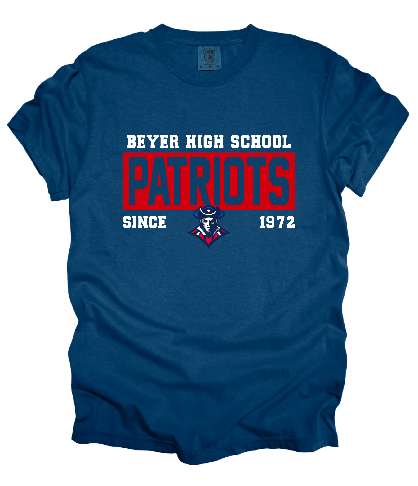 Beyer Patriots - Box - Navy APPAREL -  MULTIPLE SHIRT STYLES