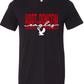 Hart Ransom Eagles - Cursive - BLACK APPAREL -  MULTIPLE SHIRT STYLES