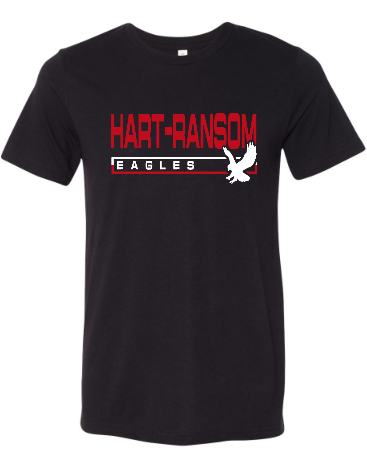 Hart Ransom Eagles - Rectangle - BLACK APPAREL -  MULTIPLE SHIRT STYLES