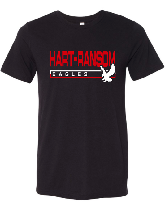 Hart Ransom Eagles - Rectangle - BLACK APPAREL -  MULTIPLE SHIRT STYLES