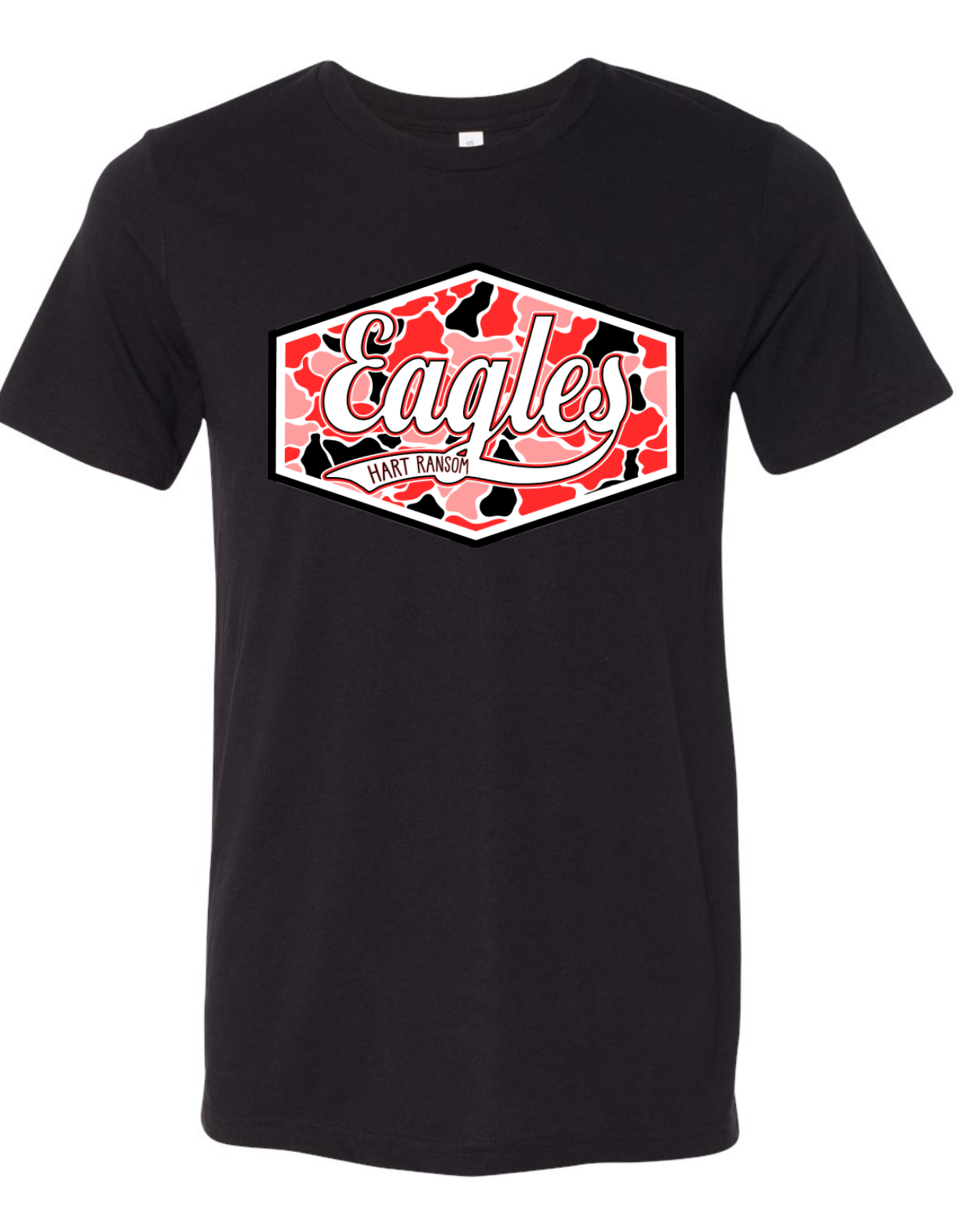 Hart Ransom Eagles - Camo - BLACK APPAREL -  MULTIPLE SHIRT STYLES