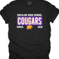 Escalon Cougars - BOX - Black Apparel - MULTIPLE APPAREL STYLES
