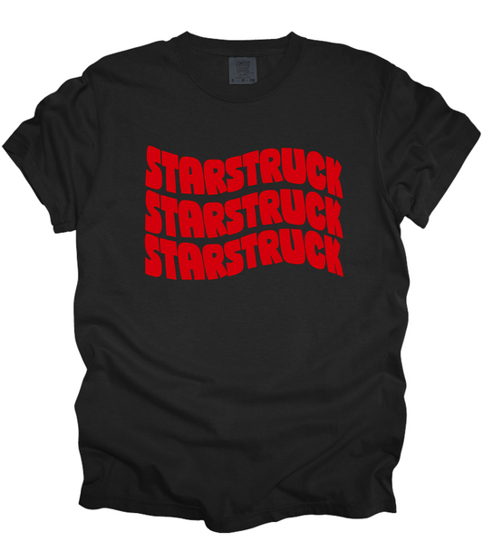 Starstruck- Wavy - BLACK APPAREL - Multiple Shirt Styles