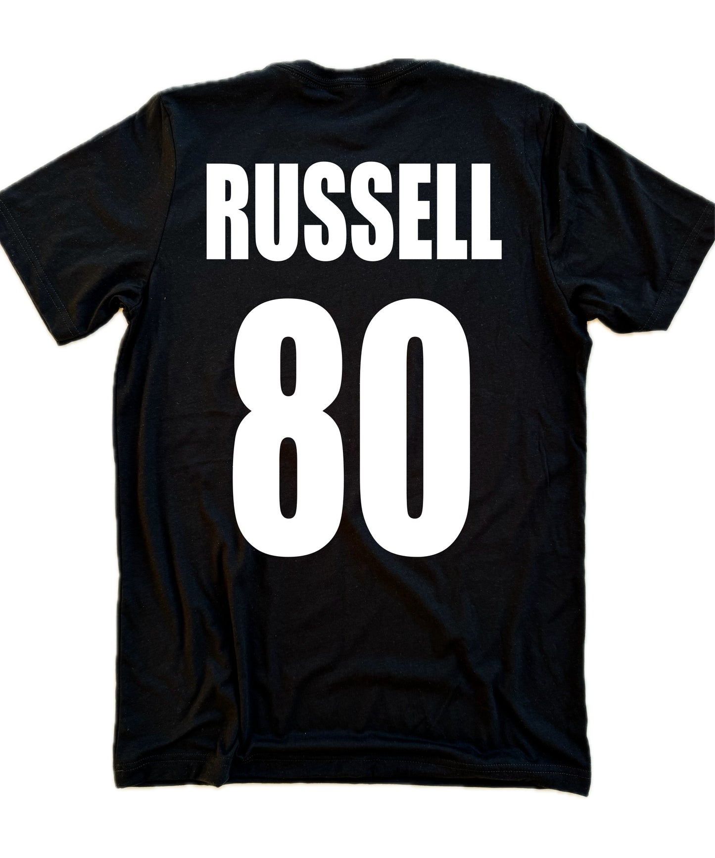 ADD NAME AND NUMBER TO THE BACK