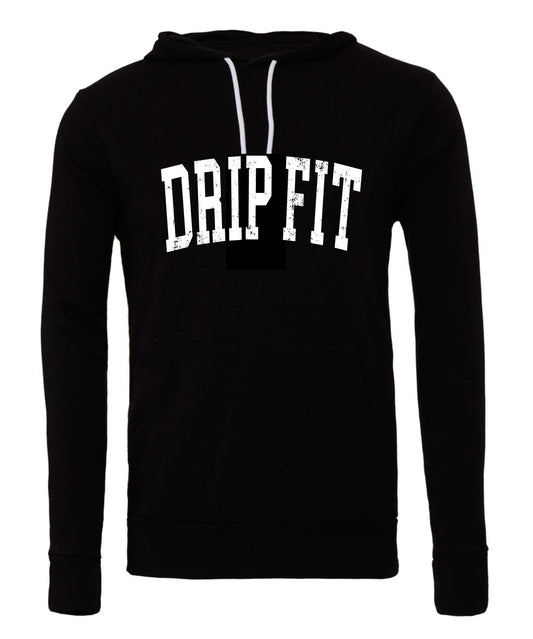 Drip Fit - Black Hooded Sweatshirt