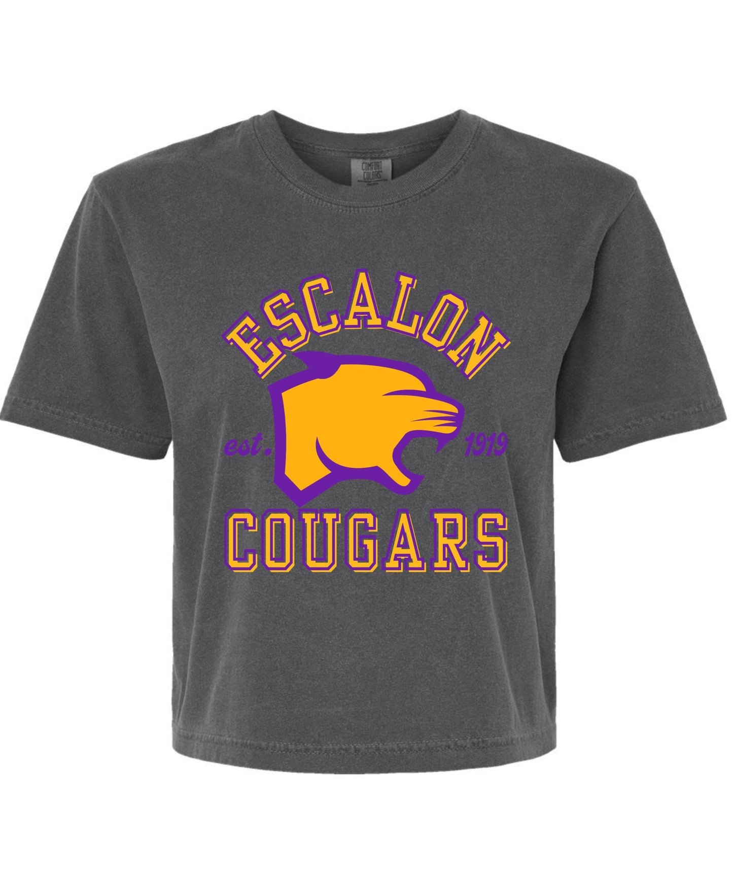 Escalon Cougars Est. - Youth and Adult- MULTIPLE SHIRT STYLES