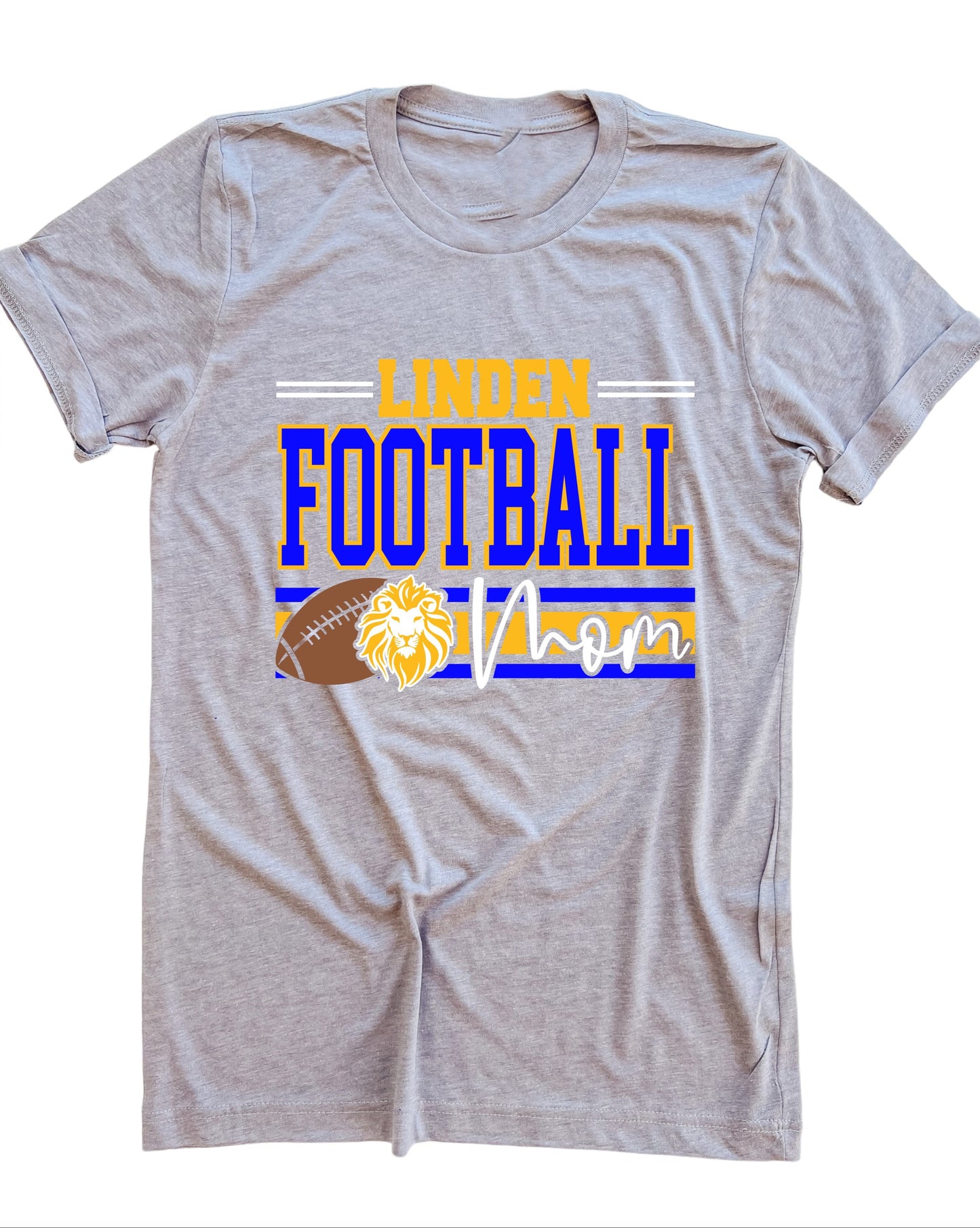 Linden Lions Football ____ Lines - CUSTOMIZABLE