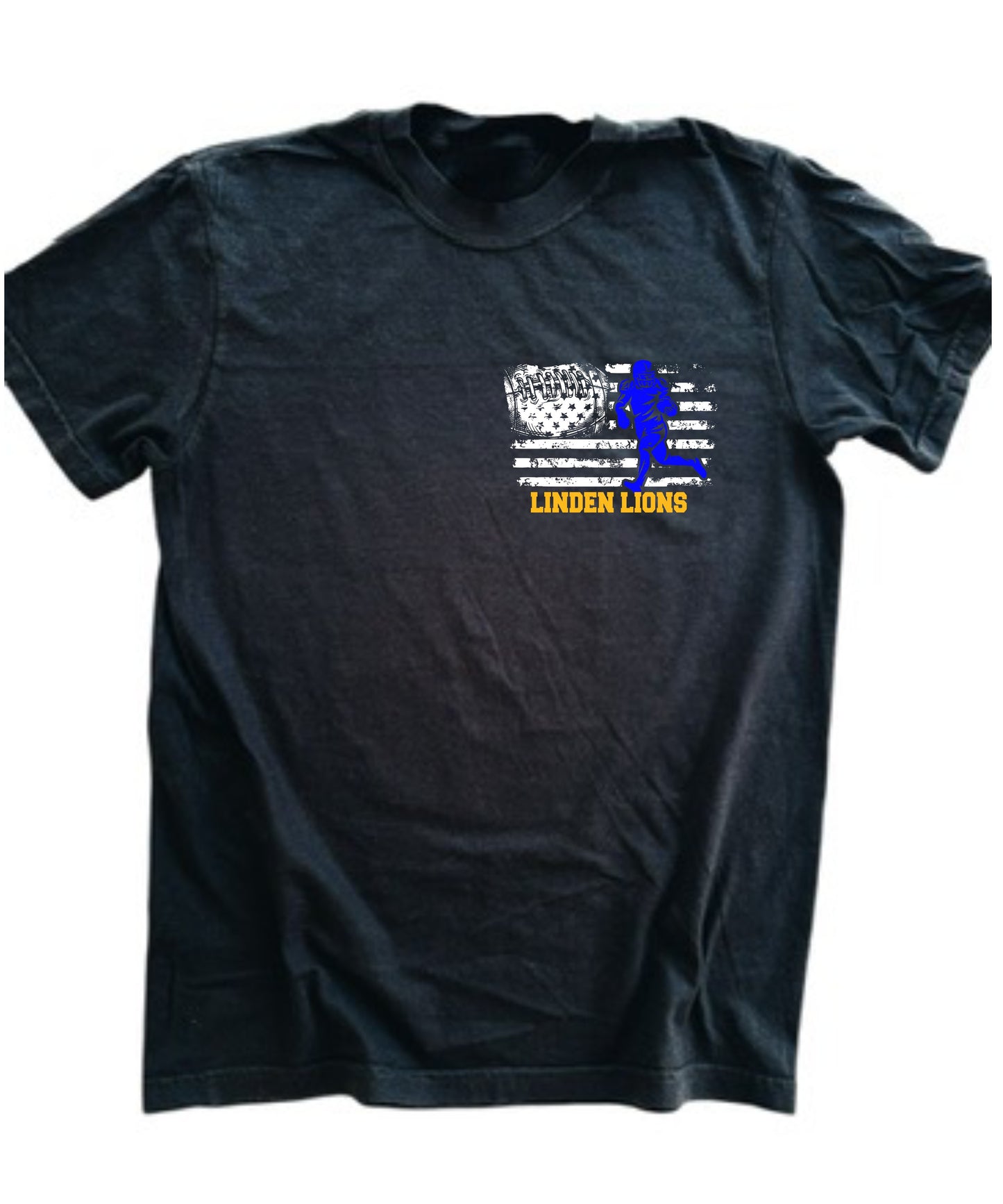 Linden Lions Football __ Flag - CUSTOMIZABLE