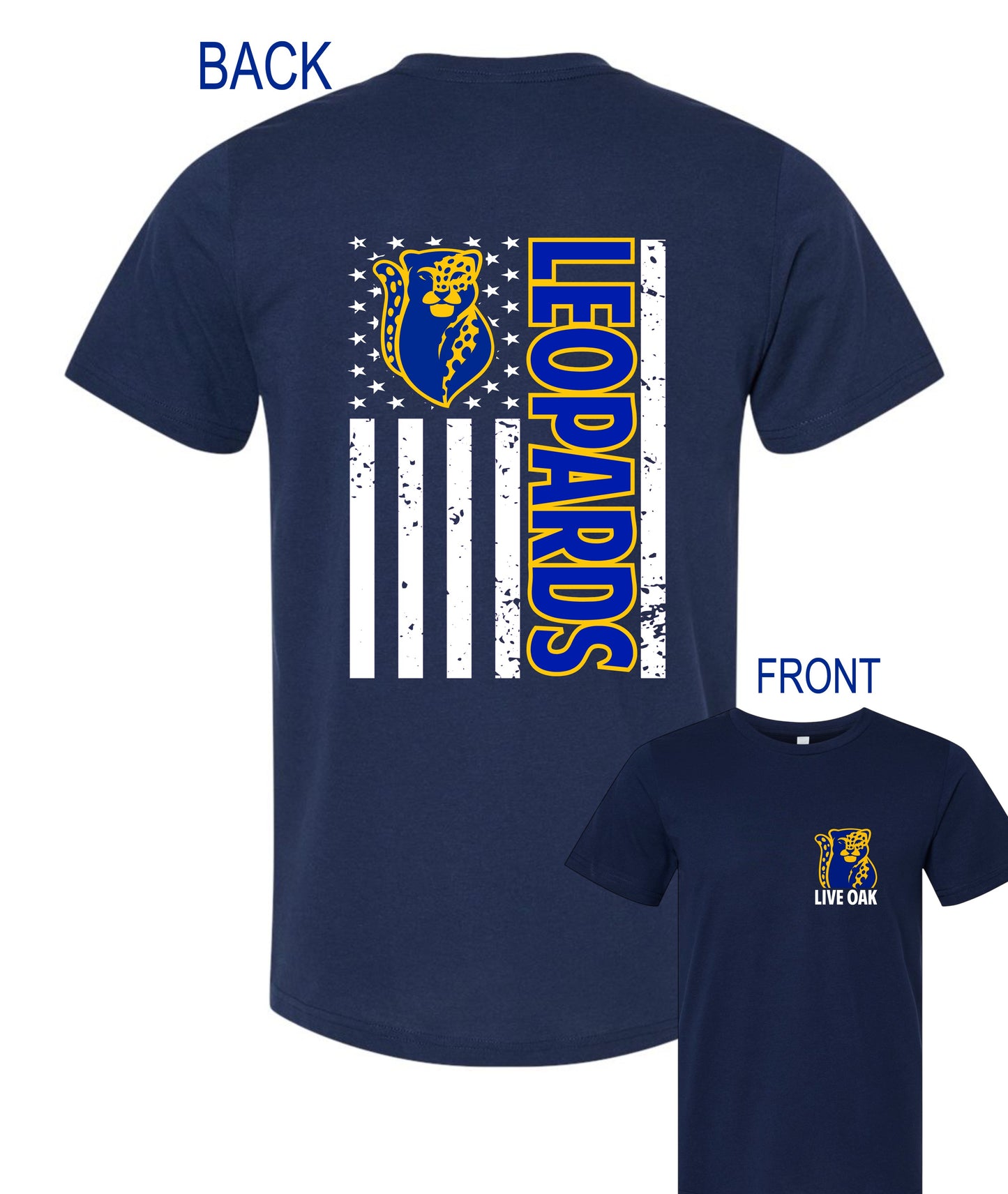 Live Oak Leopard Flag