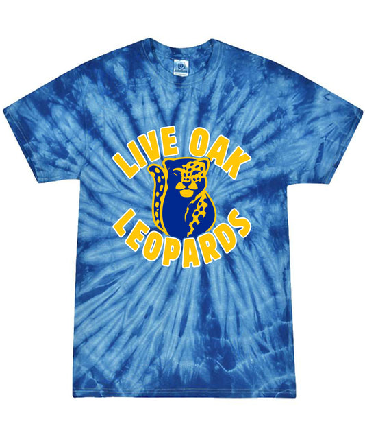 Live Oak Leopards Tie Dye